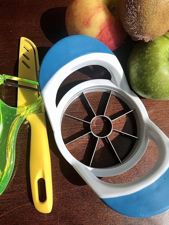 JUJUStore Apple Slicer Set: Stainless Steel, Comfort Handle, Versatile Kitchen Gadget - Shop N Save