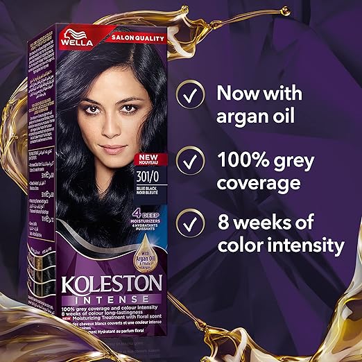 Wella Koleston 301/0: Intense Blue Black Hair Color - Shop N Save