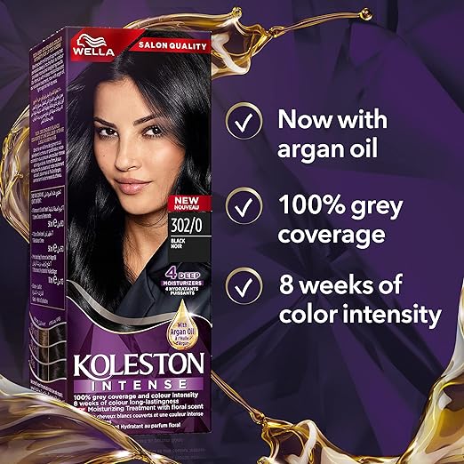 Wella Koleston 302/0: Intense True Black Hair Color - Shop N Save
