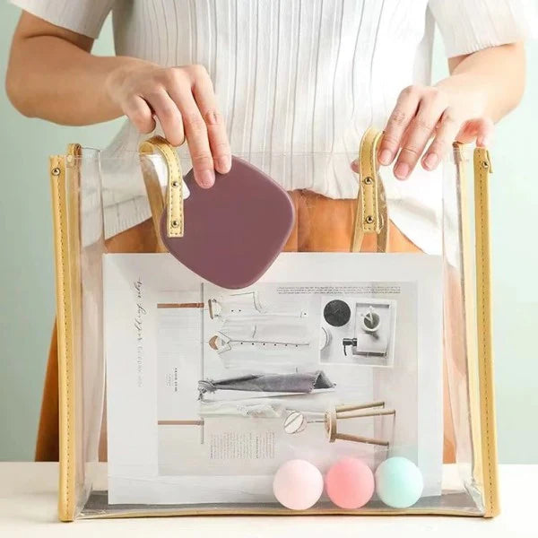 Mini Jewelry Organizer Storage Box With Mirror - Pink - Shop N Save