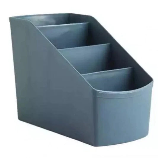 4 Grid Multifunctional Desktop Storage Box Holder - Yellow - Shop N Save