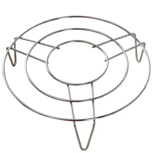 Multi Purpose Stainless Steel Hot Pan Rack - Silver - Shop N Save