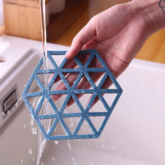 4 Pieces Anti Slip Heat Prevention Hot Bowl Cup Silicone Pad - Shop N Save