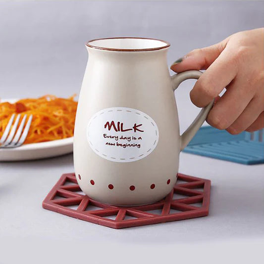 4 Pieces Anti Slip Heat Prevention Hot Bowl Cup Silicone Pad - Shop N Save