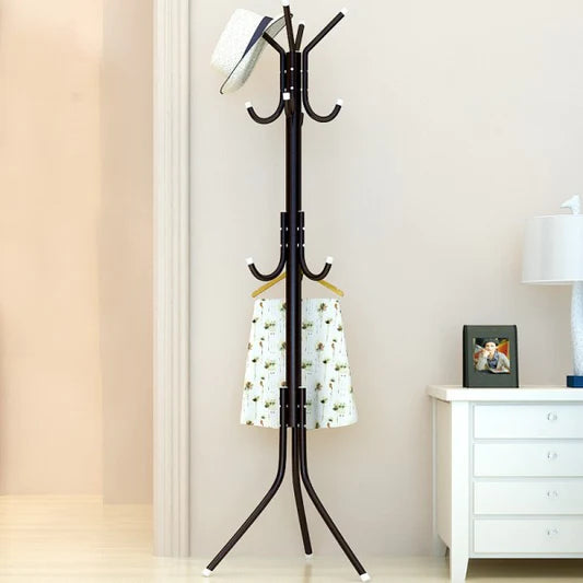 High Quality Stable Metal Multi Hooks Clothes Stand Hanger - Black - Shop N Save