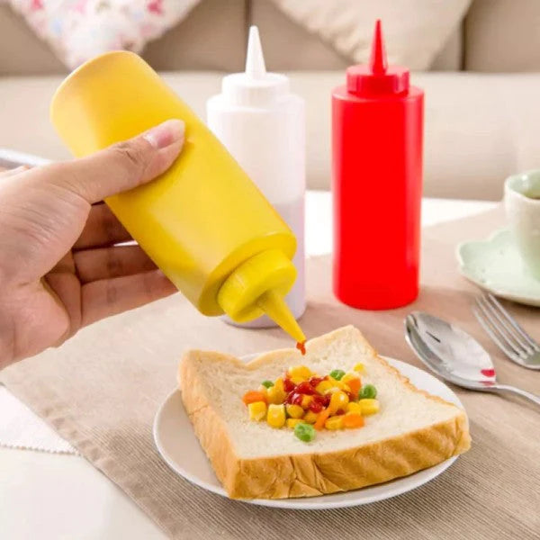 Plastic Squeeze Condiment Ketchup Sauce Bottle - Yellow - Shop N Save