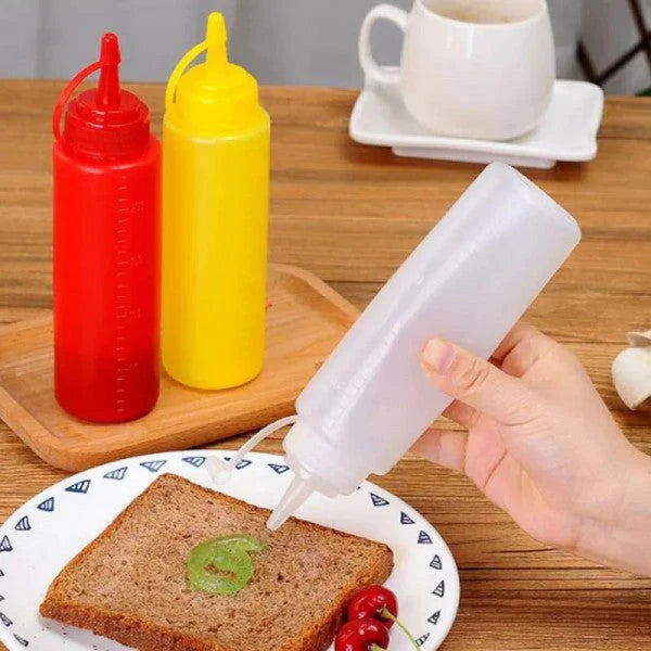 Plastic Squeeze Condiment Ketchup Sauce Bottle - Yellow - Shop N Save