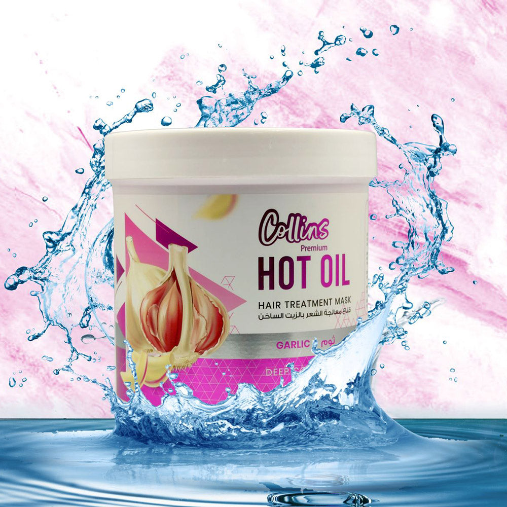 Collins Hot Oil - Garlic Infusion, 1000ml Deep Conditioning - Shop N Save