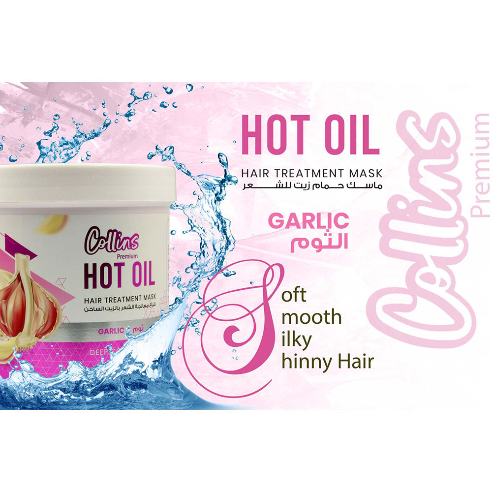 Collins Hot Oil - Garlic Infusion, 1000ml Deep Conditioning - Shop N Save