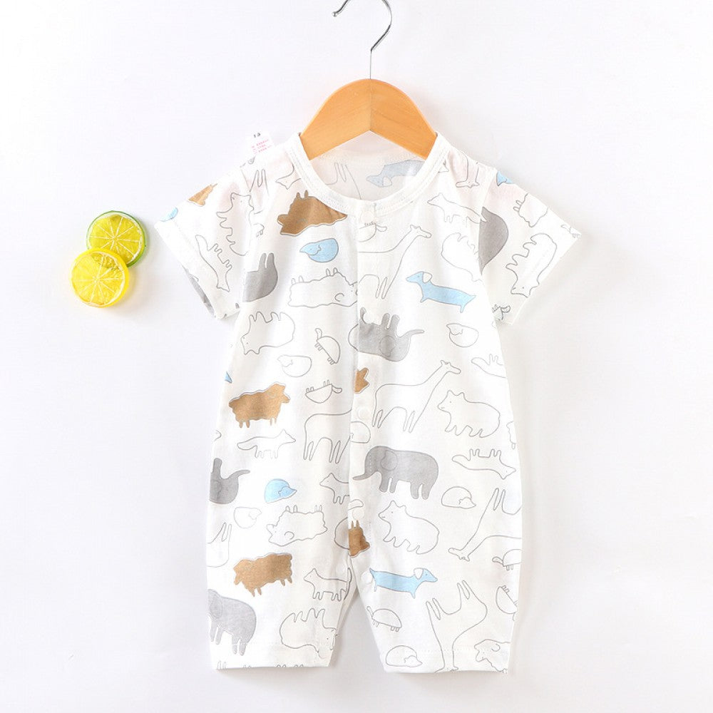 Baby Jumpsuit Newborn Romper Short-Sleeved Thin Romper Infant Baby Bag