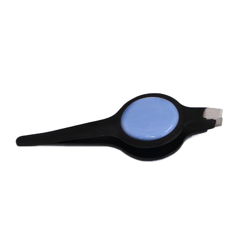 Fashion Plus Eyebrow tweezers Professional Quality (Blue).