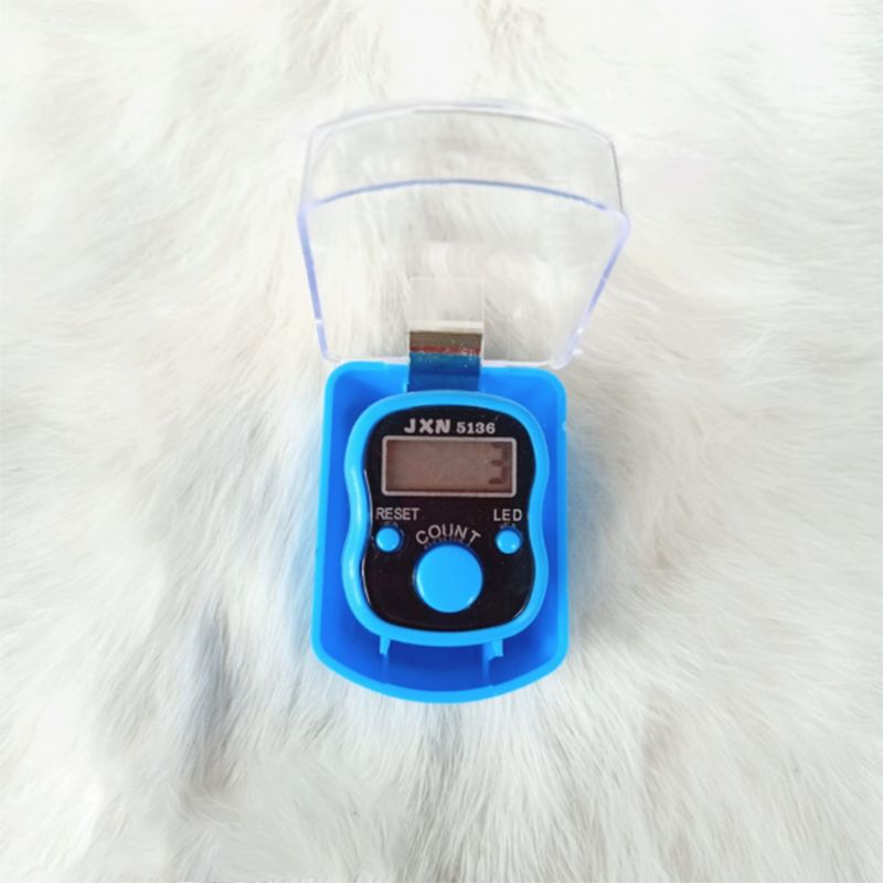 Finger Counter Ring-Led-Blue
