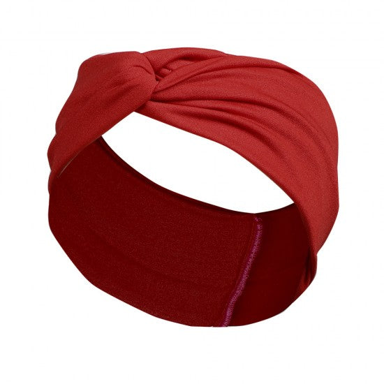 Boho Wide Twist Head Bands wraps Thick Hair Accessories - Red