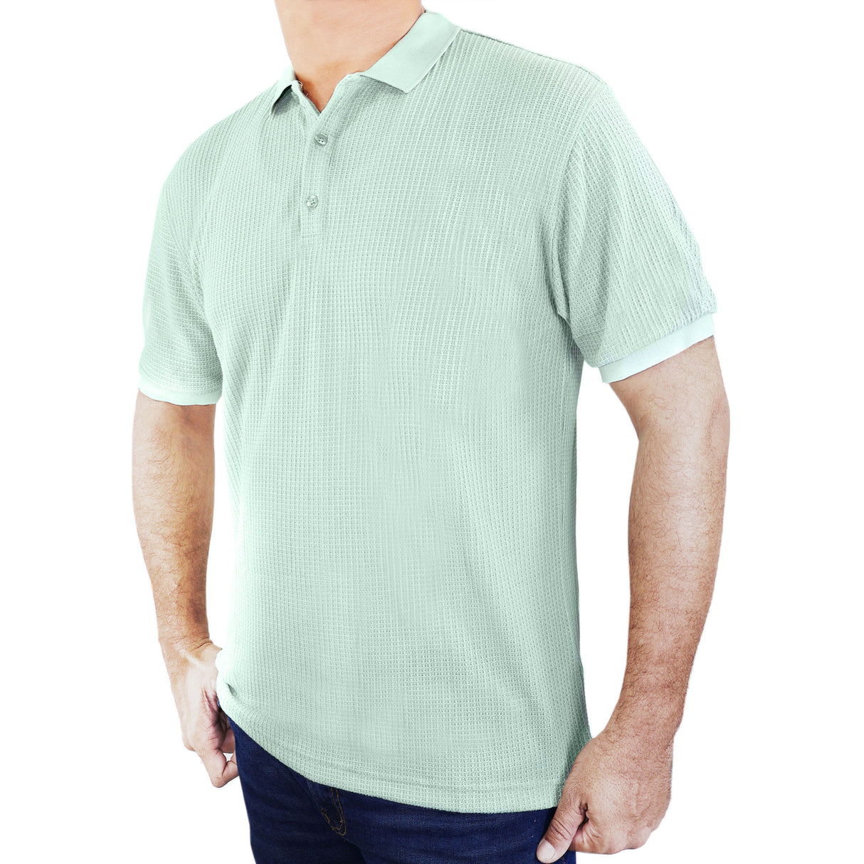 Cotton Blended T Shirt - (Sea Green)