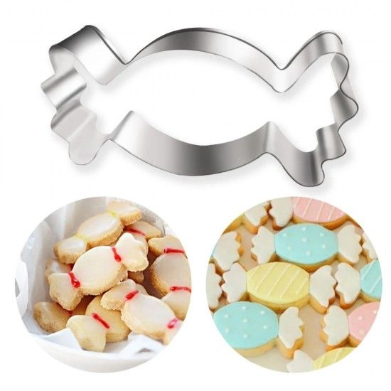 Christmas Cookie Stainless Steel Candy Mould Silver - Shop N Save