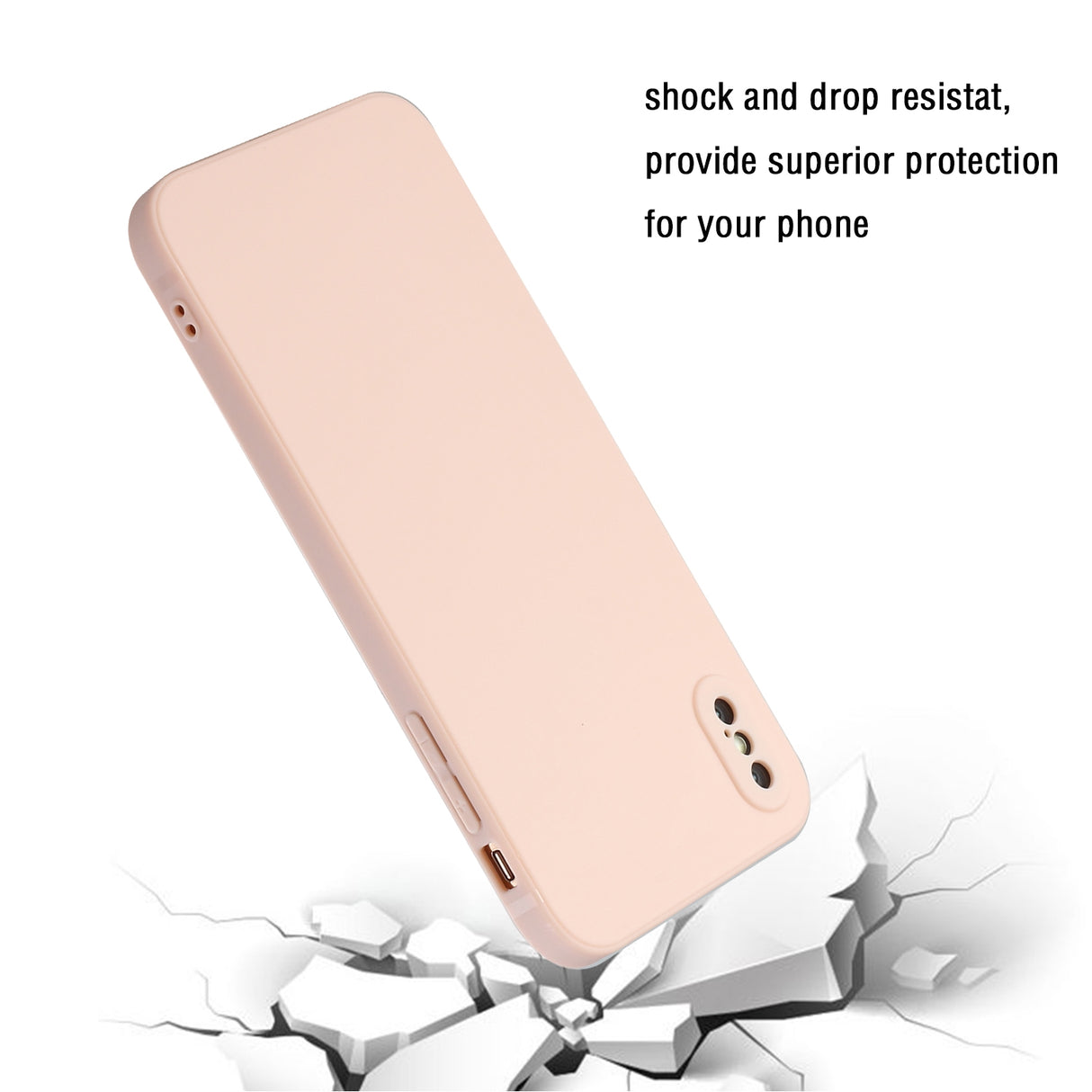 Luxury Silicon case for IPhone X/XS.