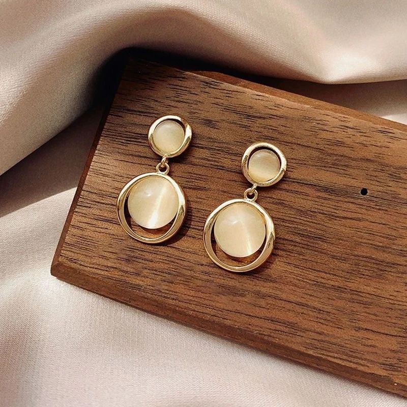 Elegant Opal Petal Studs: 2021 New Classic Luxury for Girls - Shop N Save