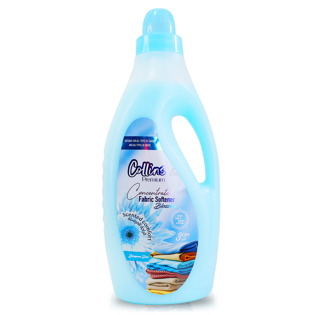 Collins Premium Concentrated Fabric Softener Blossom 3L (Blue).