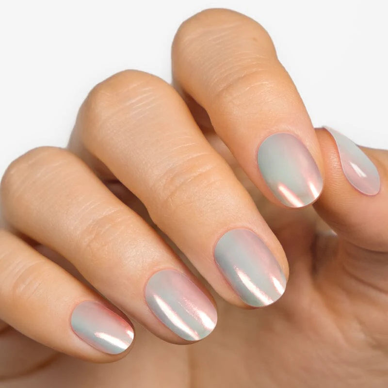 Make Beauty Nail Polish Gel Effect - Holographic Blue (032)