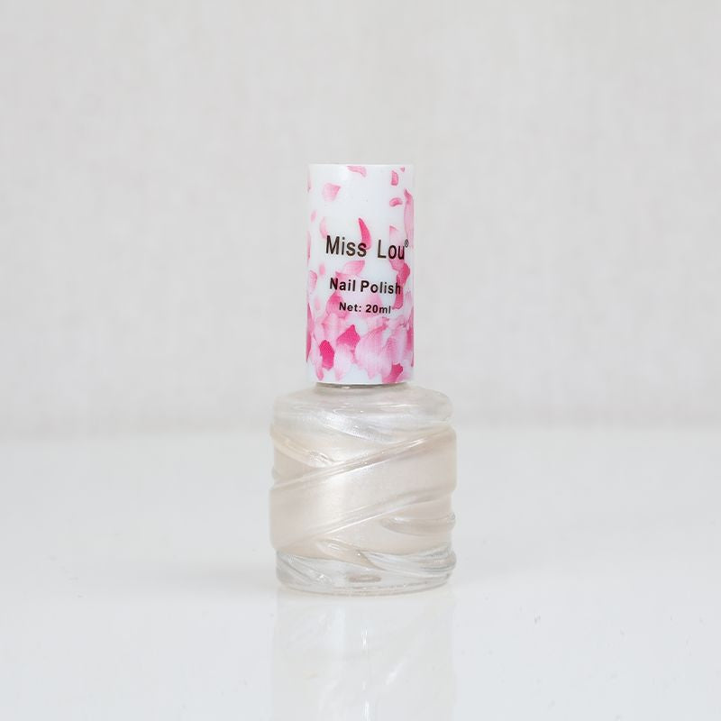 Miss Lou Nail Polish: Glossy White(10)