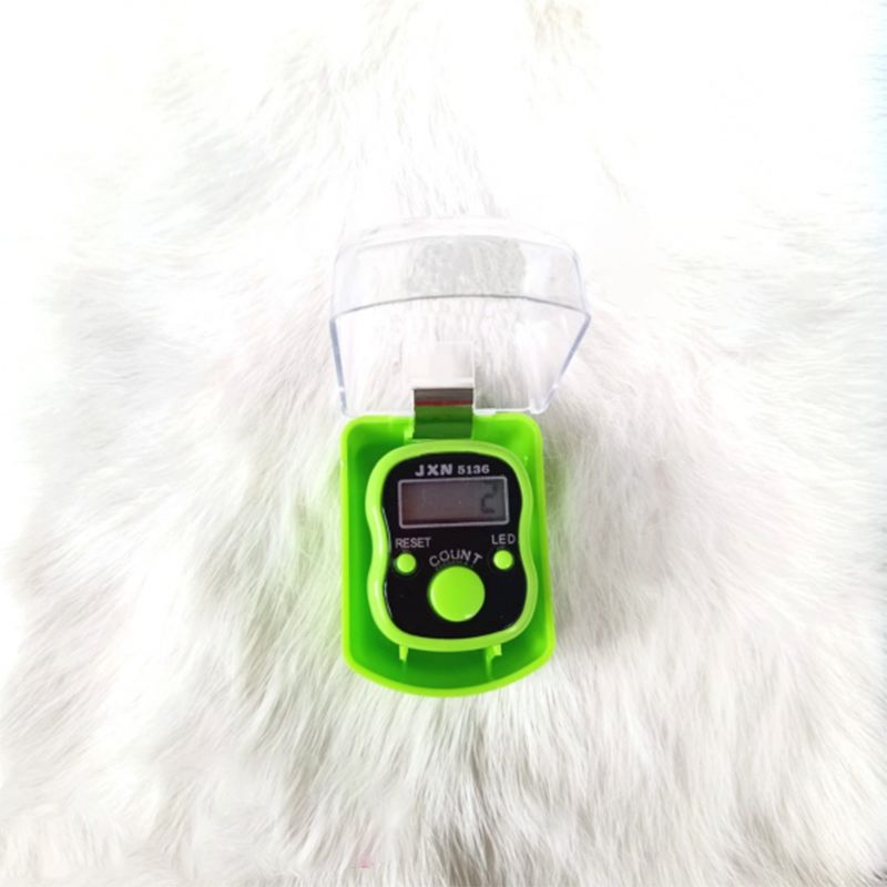 Finger Counter Ring-Led-Green