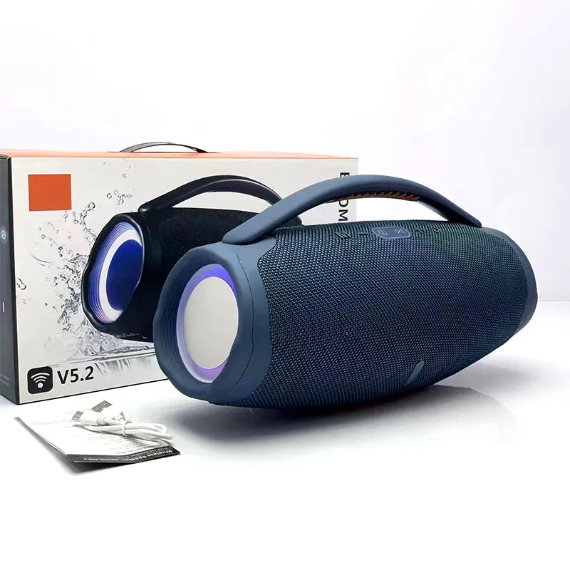 Booms Box4 : Portable Bluetooth Speaker for Superior Sound - Black