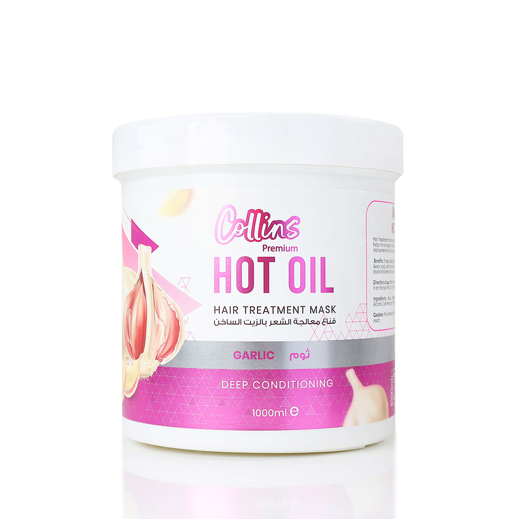 Collins Hot Oil - Garlic Infusion, 1000ml Deep Conditioning