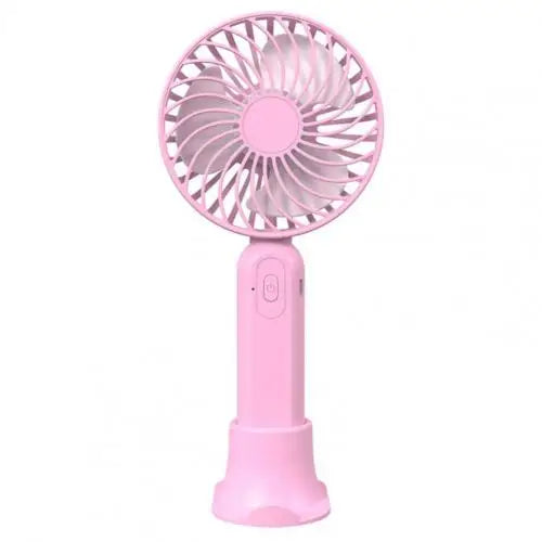 USB Rechargeable Handheld Fan: Adjustable, Portable, Desktop Air Cooler - Shop N Save