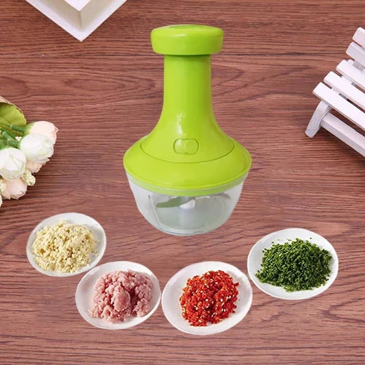 Food Processor Fruit And Vegetable Cutter Chopper - Green - Shop N Save