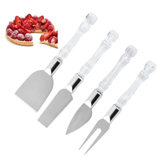 Crystal Handle Cheese Pizza Knife Spatula Baking Tools - Shop N Save