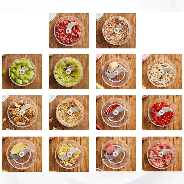 Wireless Usb Rechargeable Electric Mini Grinder - Pink - Shop N Save