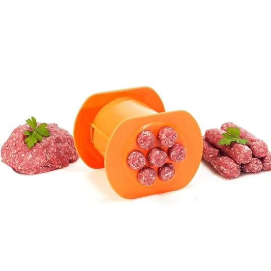 Hot Dog Meat Strips Pasta Squeezer Handmade Mold Maker - Orange - Shop N Save
