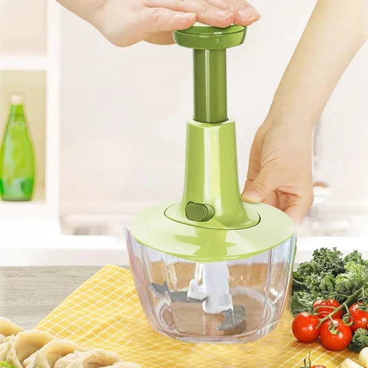 Food Processor Fruit And Vegetable Cutter Chopper - Green - Shop N Save