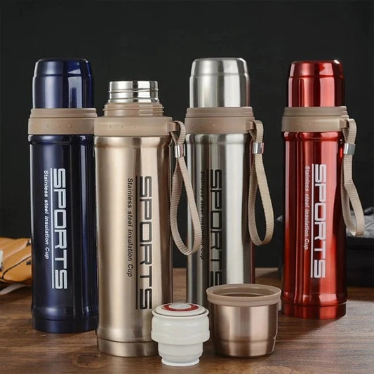Hot And Cold Stainless Steel Vacuum Flask Water Bottle 750 ML - Shop N Save