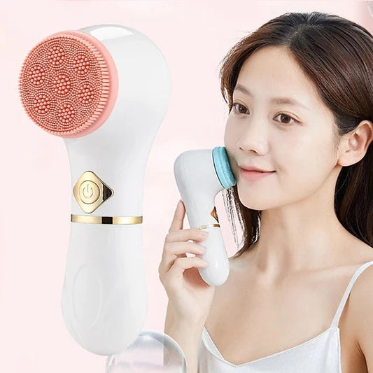 Battery Operated Deep Facial Washer Electric Cleansing Brush - Shop N Save