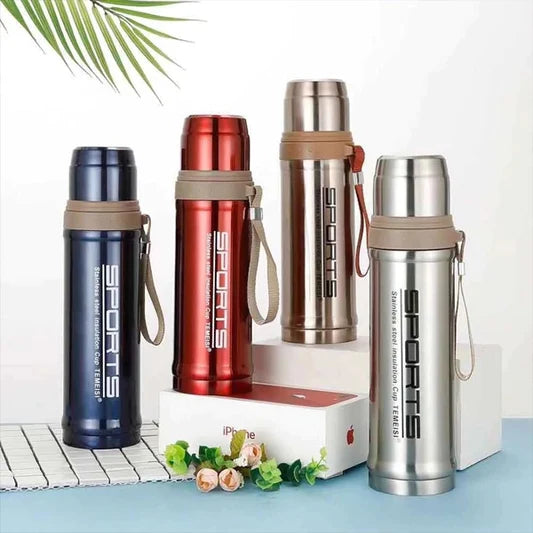 Hot And Cold Stainless Steel Vacuum Flask Water Bottle 750 ML - Shop N Save