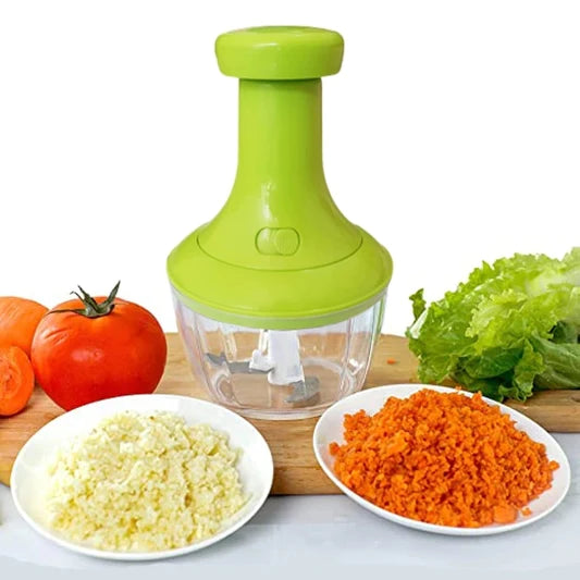 Food Processor Fruit And Vegetable Cutter Chopper - Green - Shop N Save