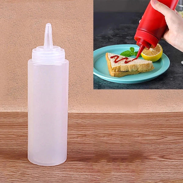 Plastic Squeeze Condiment Ketchup Sauce Bottle - Yellow - Shop N Save