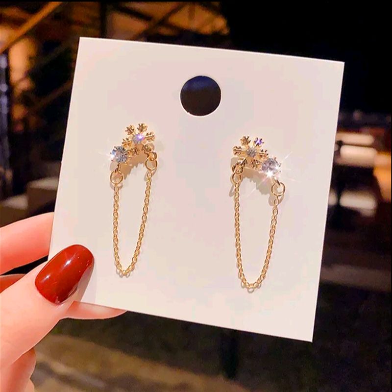 DREAMZEAL POP Earrings: Crystal Dangle Drop Studs for Women - Shop N Save