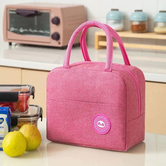 Portable Insulated Lunch Bag: Large Capacity, Heat Preserving, Travel Ready - Shop N Save