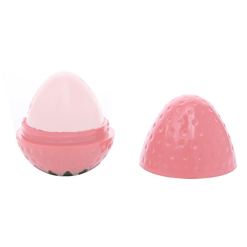 Hydrating Fruit Lip Balm : Strawberry-Lips Care (Light Pink)