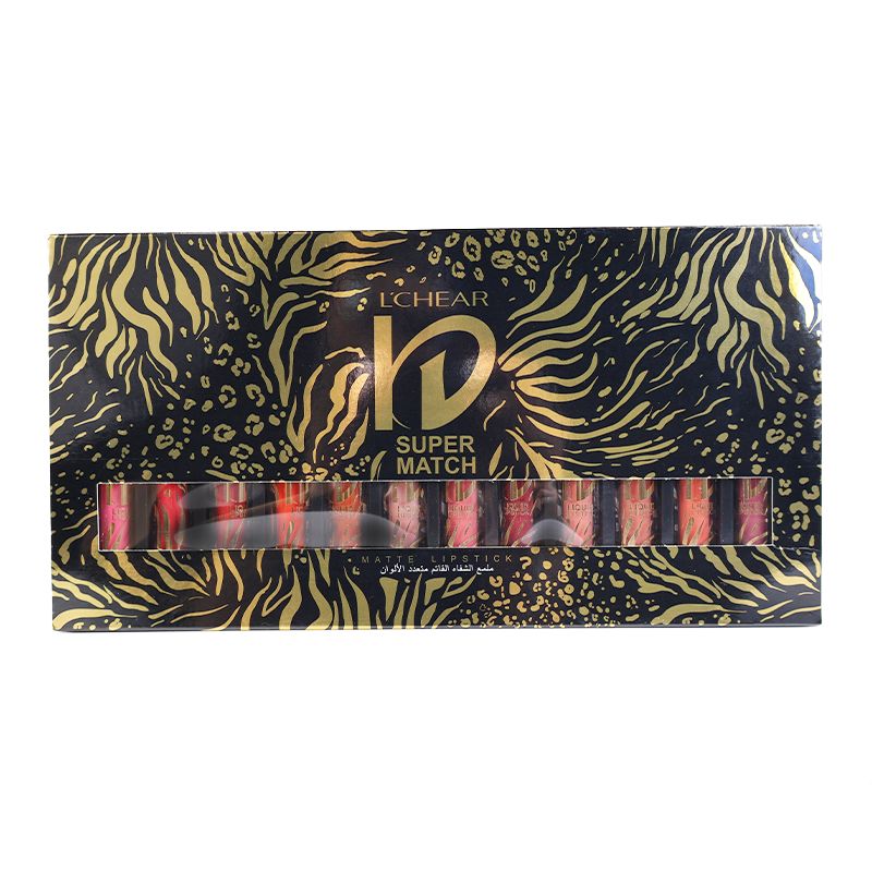 L'CHEAR Super Match Matte Lipstick (set of 12)