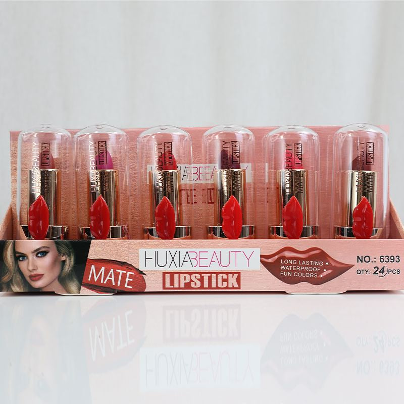 Huxia Beauty Mate lipstick Dark Red