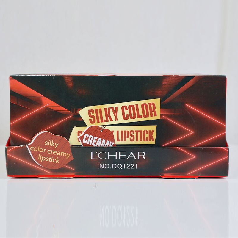 L'chear Silky Color Creamy Lipstick - Claret (XONA) Red (12)