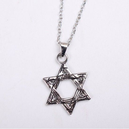 New Fashion Star Of David Shield Hexagram Pendant Necklace