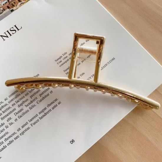 New Grab Hair Clip Accessories Golden