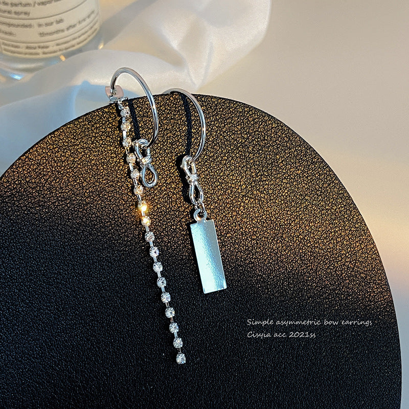 Summer Tassel Earrings - 2021 Asymmetrical Rhinestone Fashion - Shop N Save