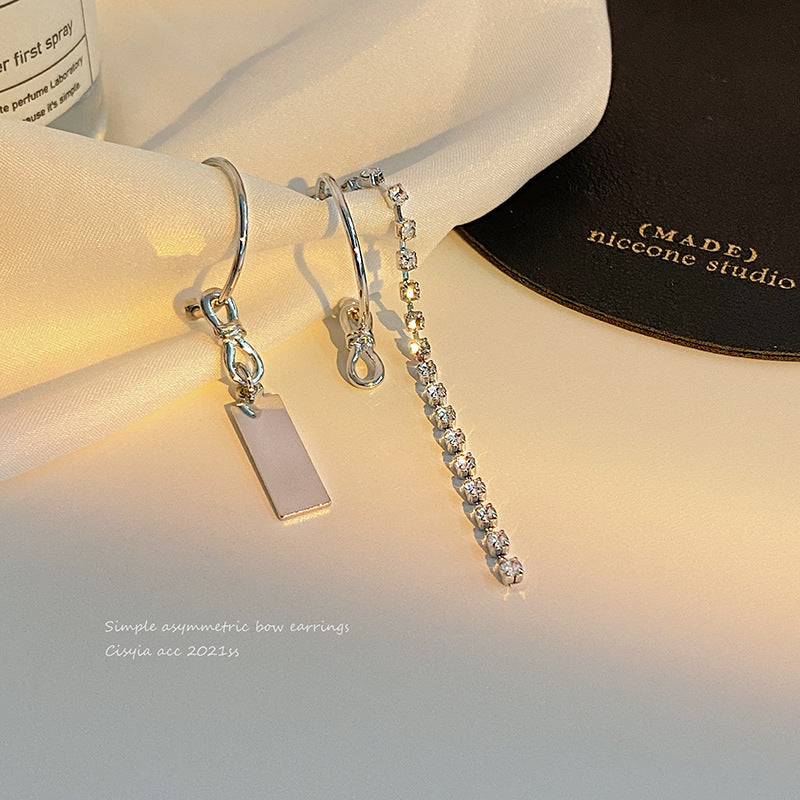 Summer Tassel Earrings - 2021 Asymmetrical Rhinestone Fashion - Shop N Save