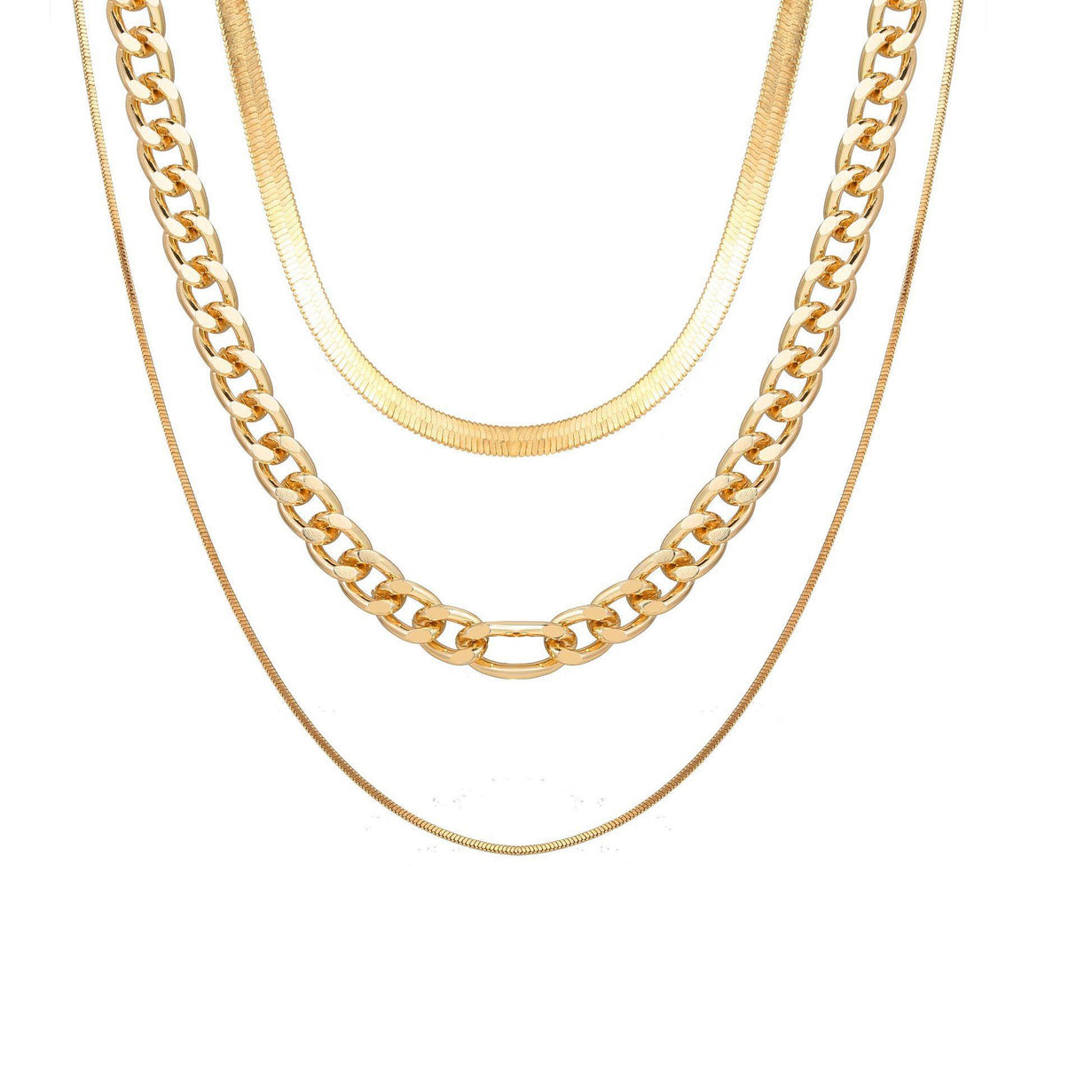 Punk Style Snake Chain Necklace - European American Fashion - Shop N Save