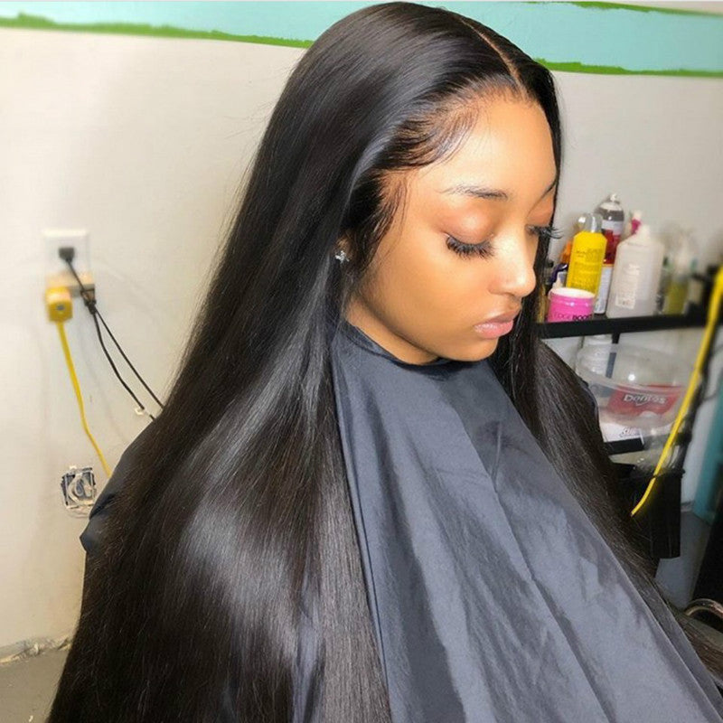 Long Straight Hair Wigs: European & American Cross-Border